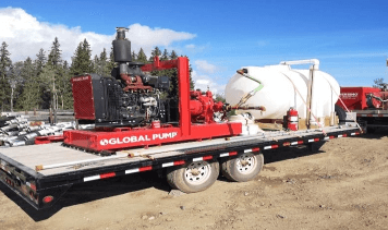 Global Pump on trailer