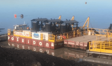 Dredger at Port