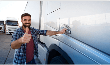 Man giving thumbs-up